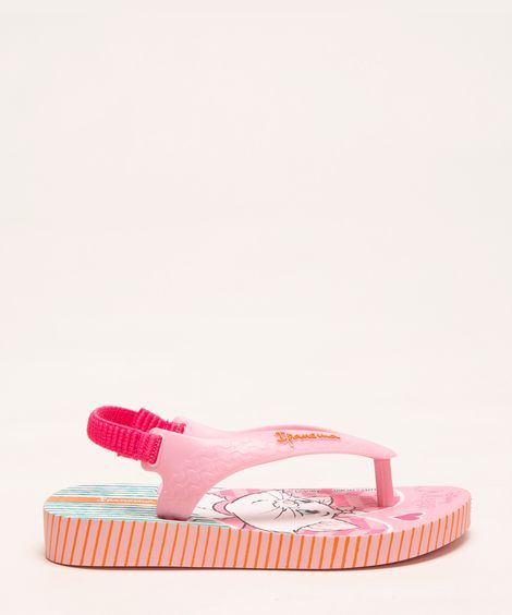 chinelo infantil marie ipanema rosa