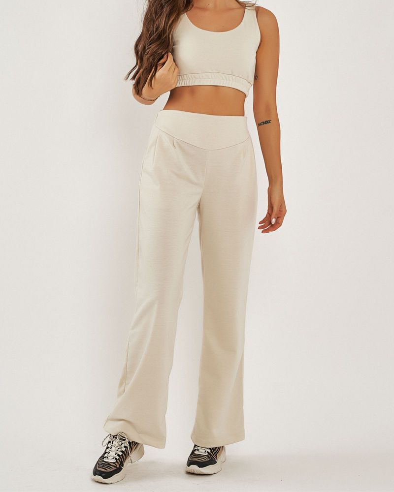 Conjunto moletom feminino com hot sale cropped