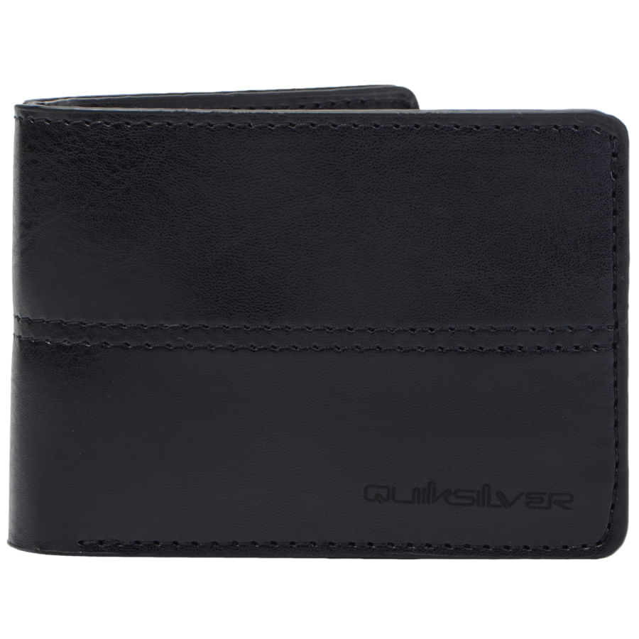 Carteira Masculina Quiksilver Stitchy Preto