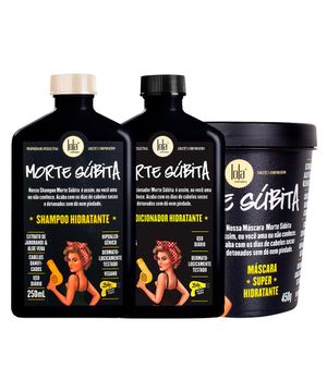 Kit Lola Cosmétics Hidratação Morte Súbita Shampoo e Condicionador e Máscara de Hidratação