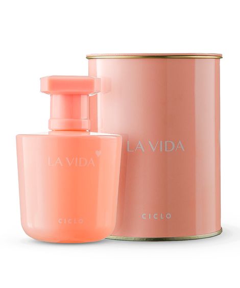 Perfume Deo Colônia Lata La Vida Ciclo Feminino 100ml ÚNICO Único
