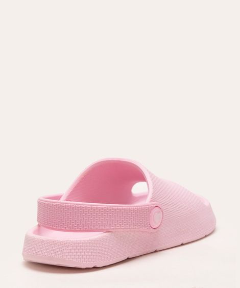 sandália infantil slide rosa