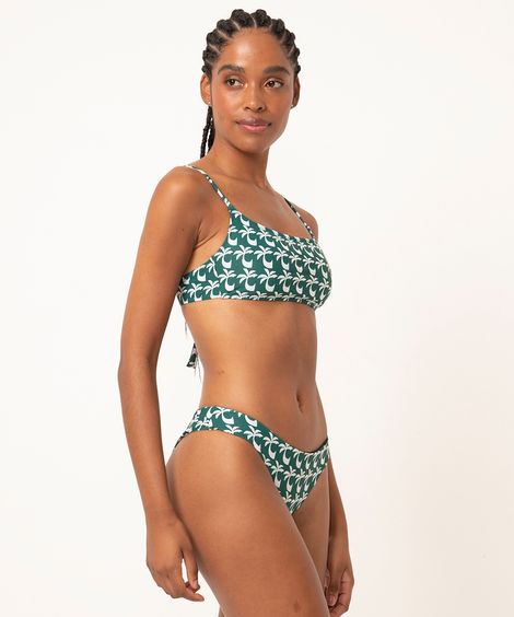 biquíni calcinha tanga orla cosmo com proteção uv50 verde