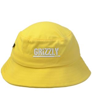 Bucket Unissex Grizzly Stamp Hat Amarelo