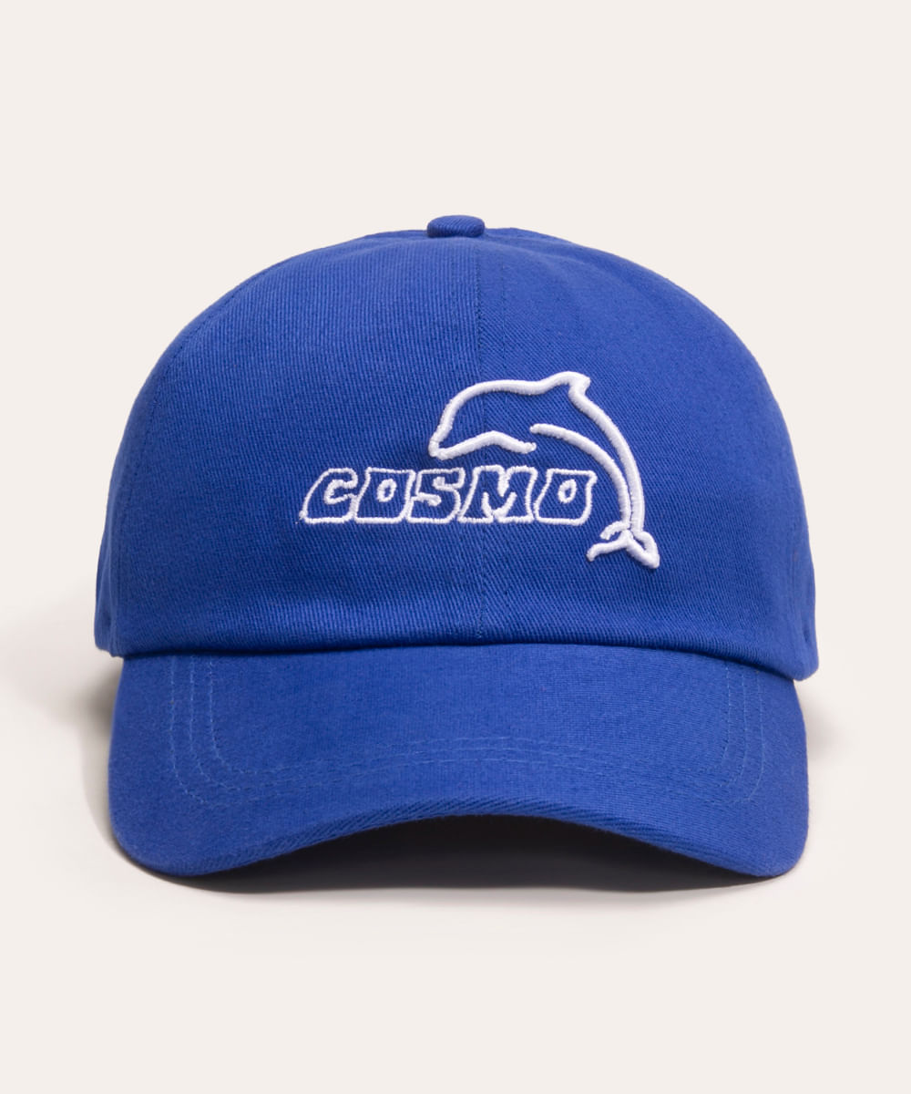 boné aba curva mar cosmo azul