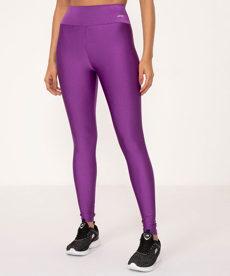 calça legging básica esportiva roxa