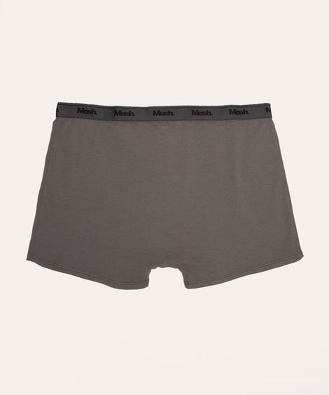kit de 2 cuecas boxer plus size de algodão mash multicor