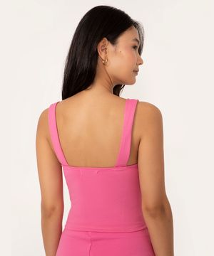 regata corset alça larga pink