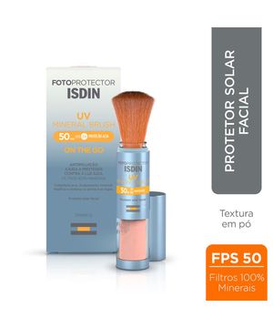 Protetor Solar Facial em Pó Isdin UV Mineral Brush FPS50 2g