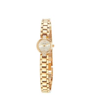 Relógio Feminino Micro Movimento Dourado