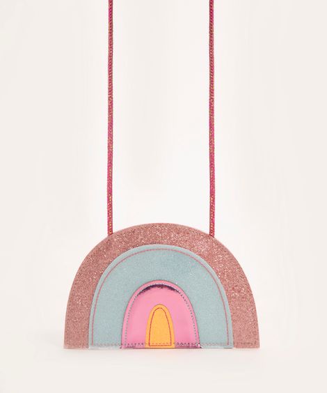 bolsa infantil arco-íris multicor