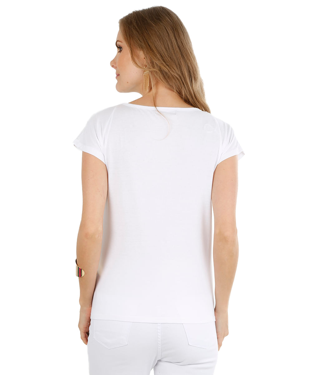 Blusa com Renda Branca
