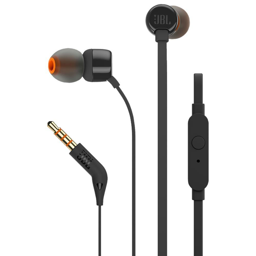 Fone de Ouvido JBL com Microfone T110 Preto Menor preço em Fone de Ouvido JBL com Microfone T110 Preto