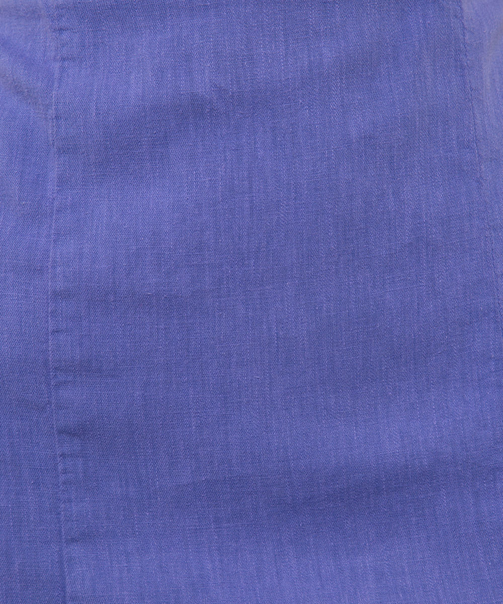 Vestido com Fenda Midi Alça Fina Mindset Roxo