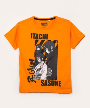 Camiseta infantil Sasuke roxa, Naruto