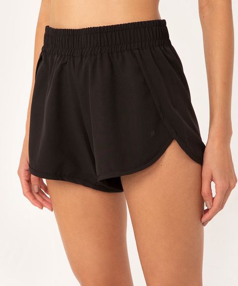 short running básico esportivo preto
