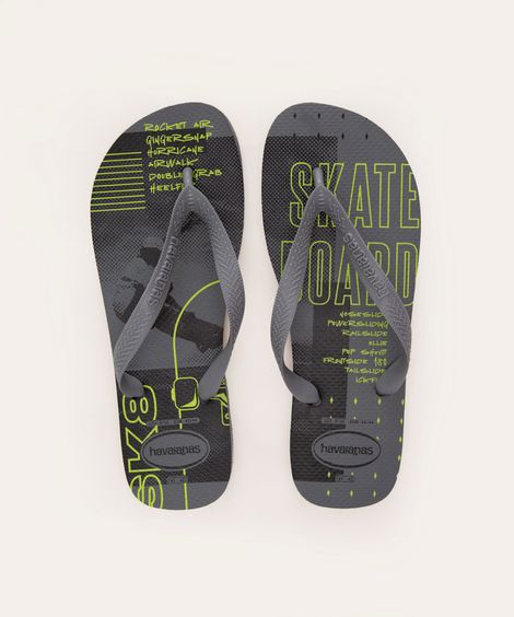 chinelo havaianas athletic cinza