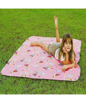 Tapete Infantil Antiderrapante Pracinha Fadinha 130cmX100cm Júnior