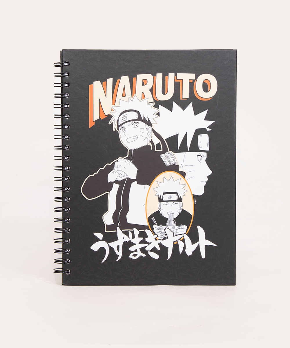 Caderno Personalizado A4 no Tema Naruto