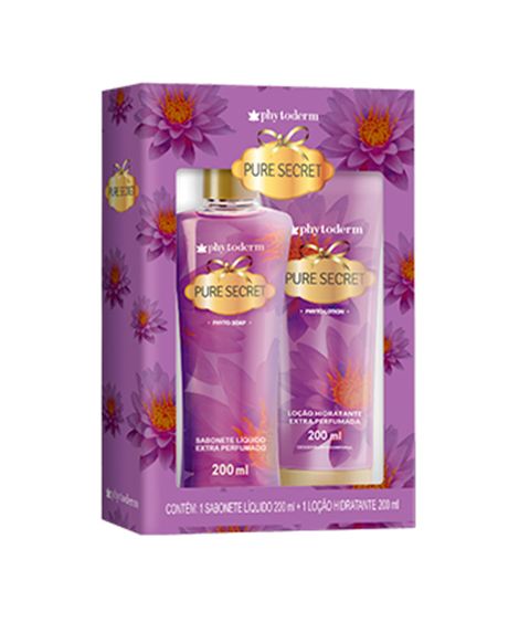 Kit Phytoderm Pure Secret Sabonete Líquido 200ml e Loção 200ml Único
