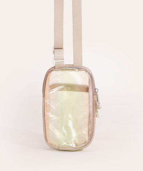 bolsa infantil transparente be positive multicor