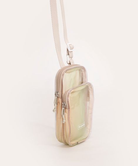 bolsa infantil transparente be positive multicor