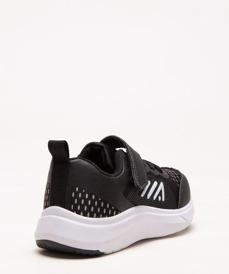 tênis infantil com velcro preto