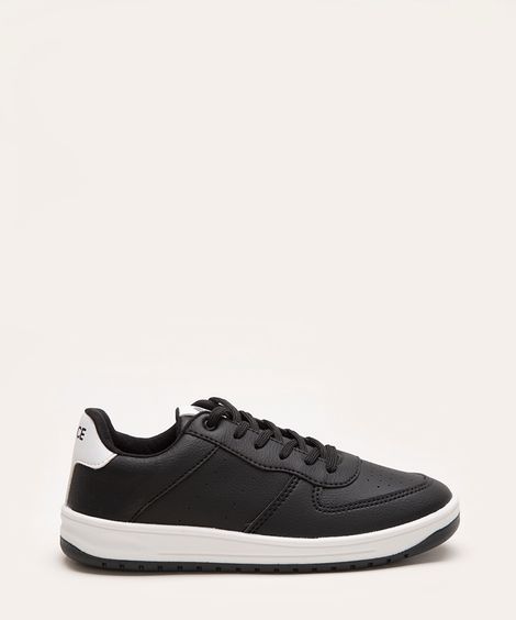 tênis infantil cano baixo preto