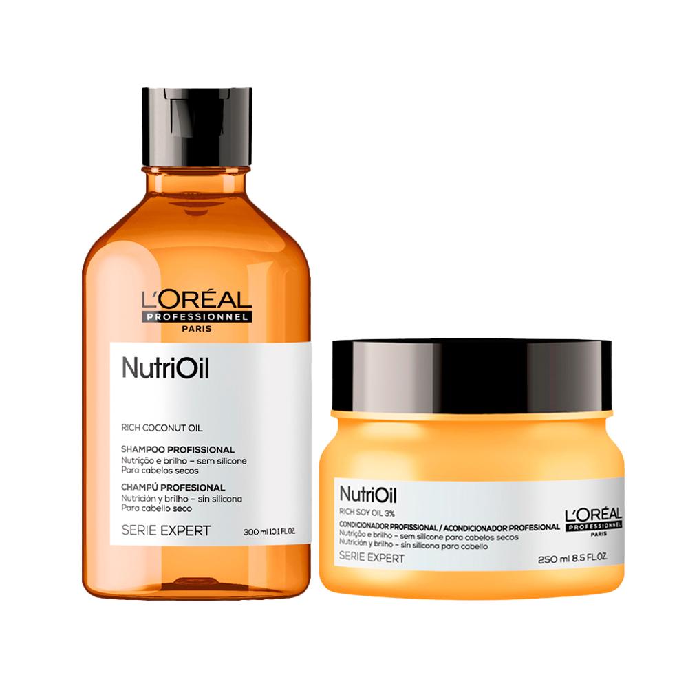 Kit LOréal Professionnel Serie Expert NutriOil - Shampoo e Máscara Nutritiva