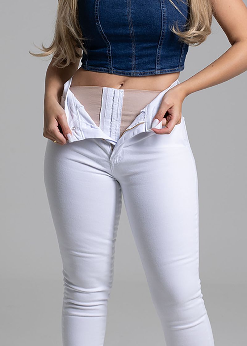 Calça sawary store super lipo branca