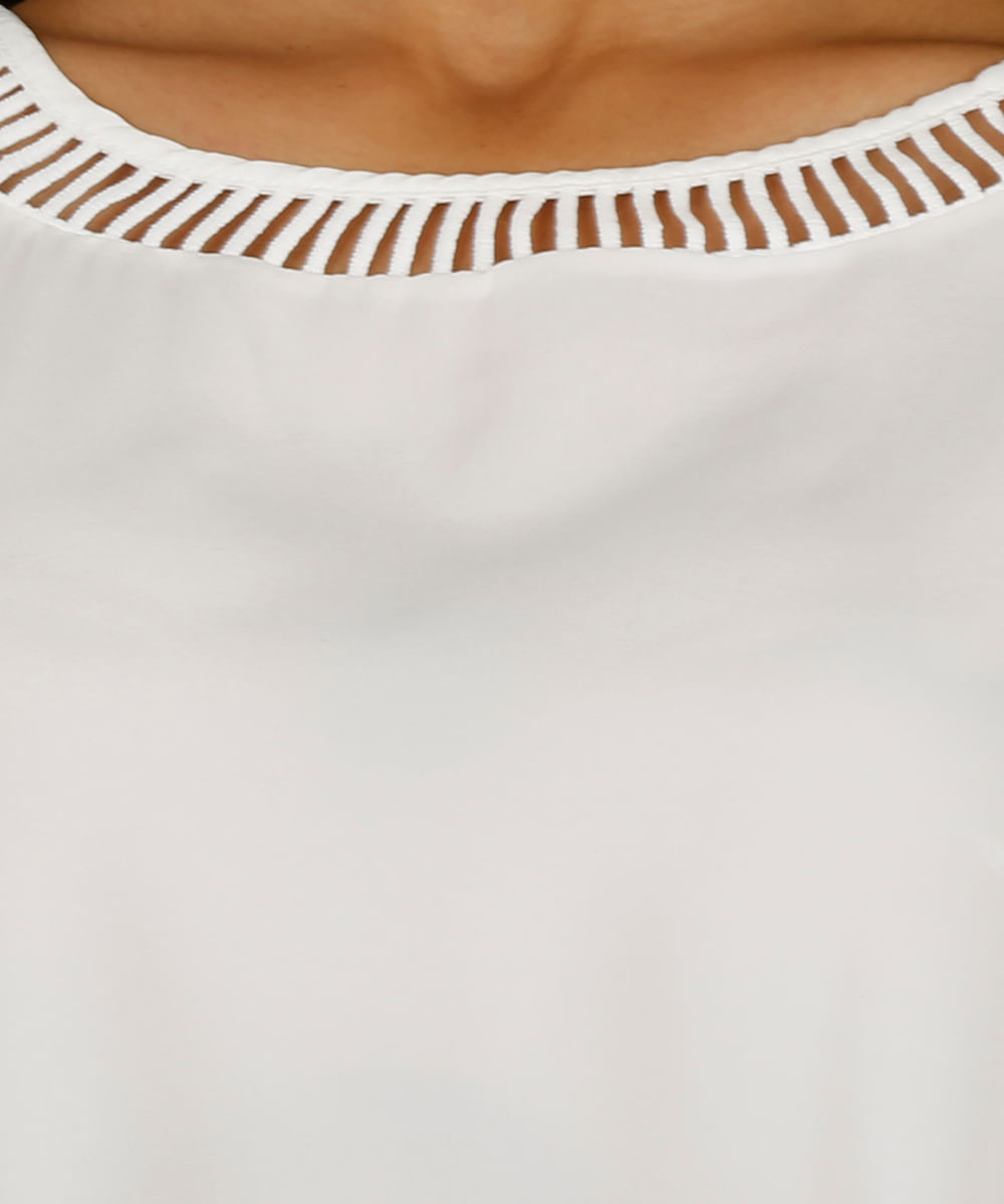 Regata com Entremeio Branca