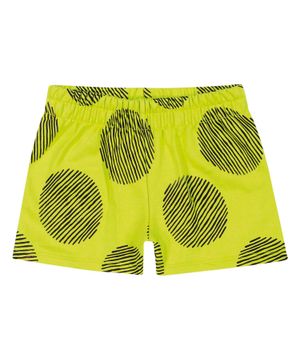 Short Infantil Feminino Nanai Moletinho Amarelo