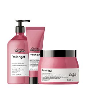 Kit L'Oréal Professionnel Serie Expert Pro Longer - Shampoo e Máscara e Leave-in