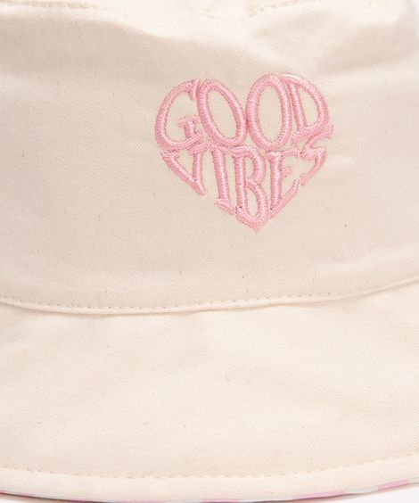 chapéu bucket infantil dupla face off white