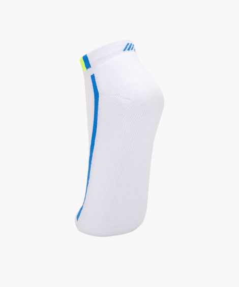 meia cano baixo esportiva branco
