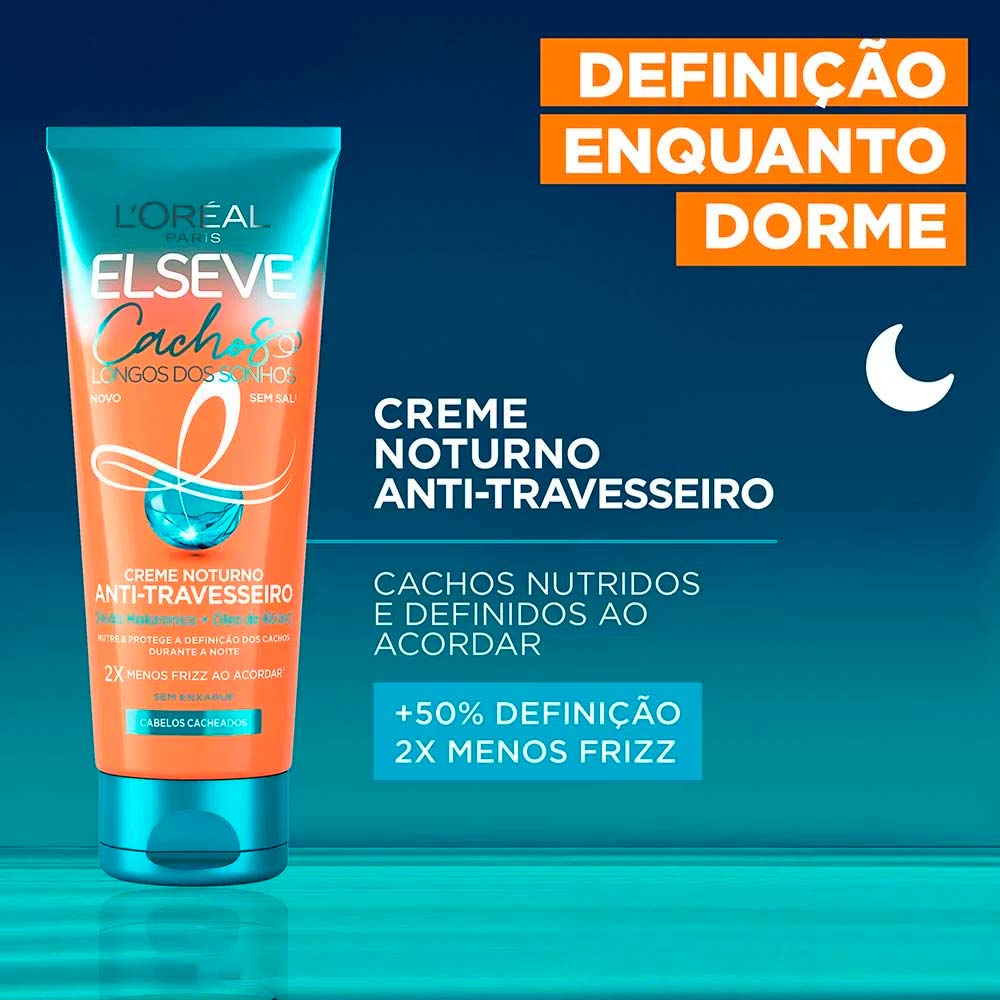 Garnier + Elseve Cachos Kit – Gel de Limpeza Facial + Sérum Facial + Creme Noturno + Creme de Tratamento