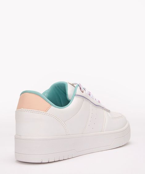 tênis casual candy color azul turquesa