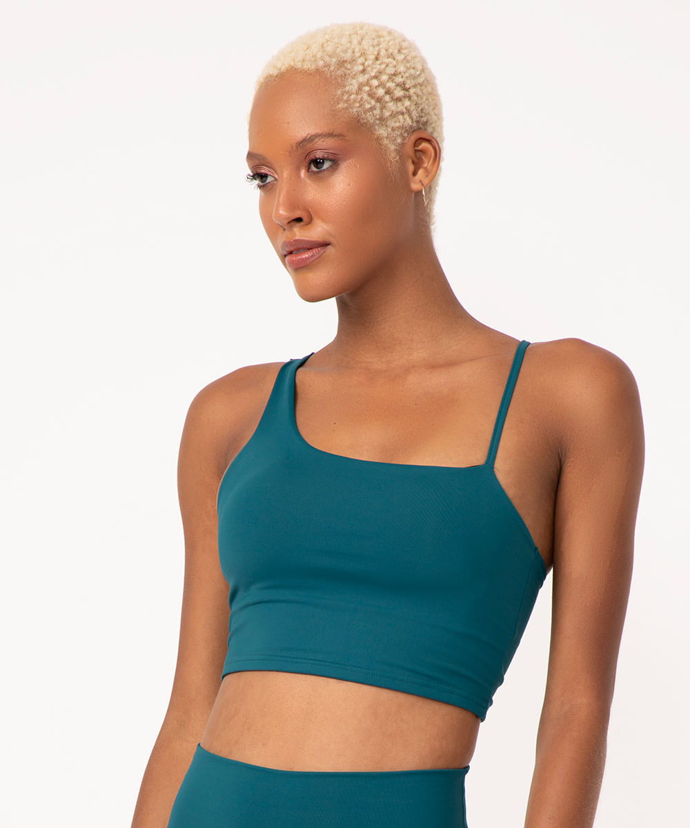 top cropped com bojo removível esportivo ace verde é boa?