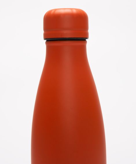 garrafa de aço inox esportiva laranja