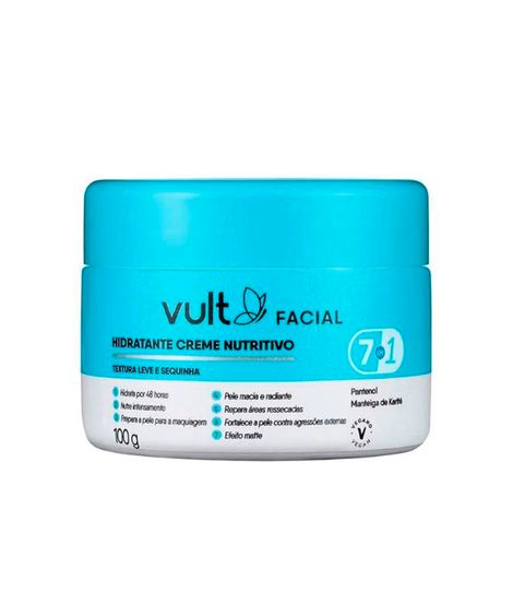 Hidratante Creme Facial Nutritivo Vult 7 em 1 100g