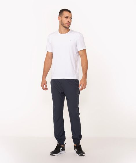 calça jogger com bolsos esportiva ace azul