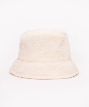 chapéu bucket sherpa off white