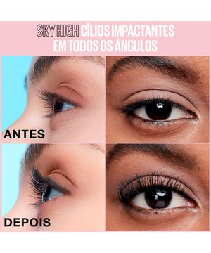 máscara de cílios maybelline ny lash sensational sky high lavável único