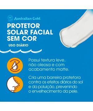 Australian Gold Protetor Solar Facial Matte FPS70 50g