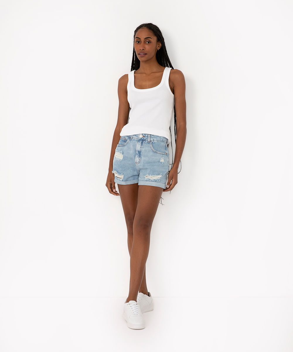 Shorts Jeans Feminina F2020412
