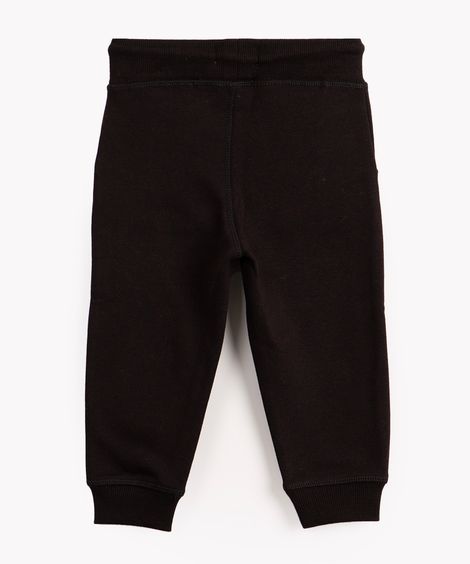 calça de moletom infantil com cordão preta