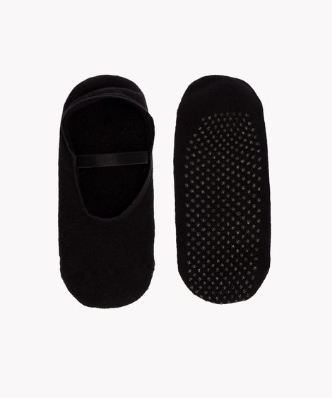 meia sapatilha antiderrapante preto
