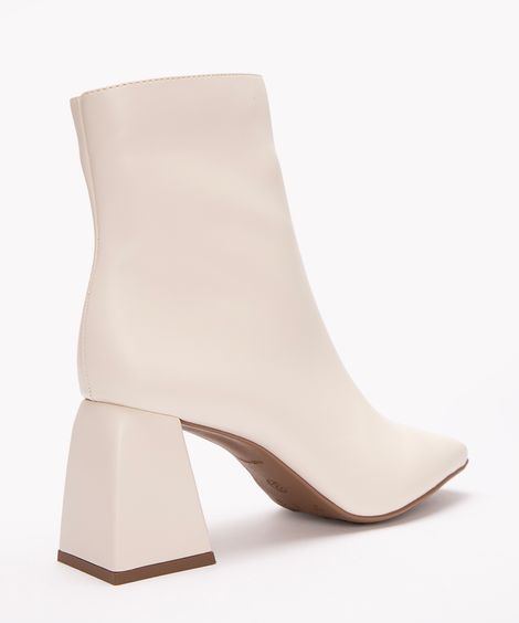 bota cano curto salto bloco médio oneself off white