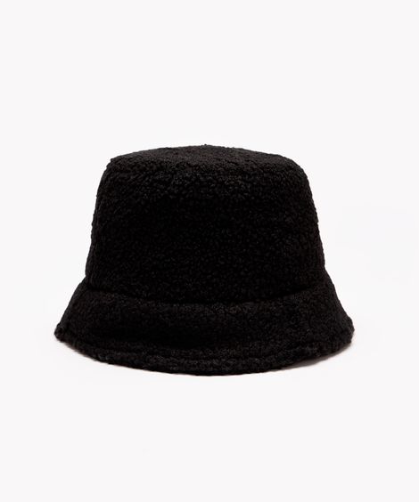 chapéu bucket sherpa preto