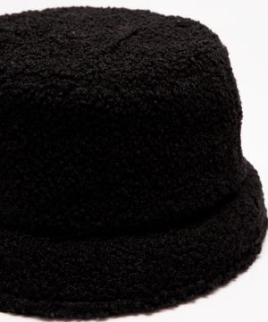 chapéu bucket sherpa preto